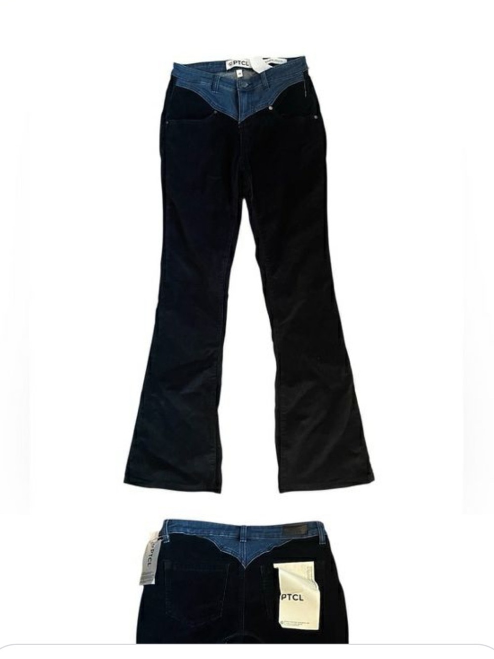PTCL Women’s Western Corduroy Denim Bootcut Jeans